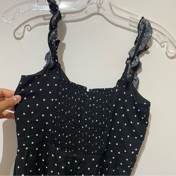 NWOT Aritzia Sunday Best Flirt Ruffle Polka Dot Jumpsuit - Picture 5 of 6